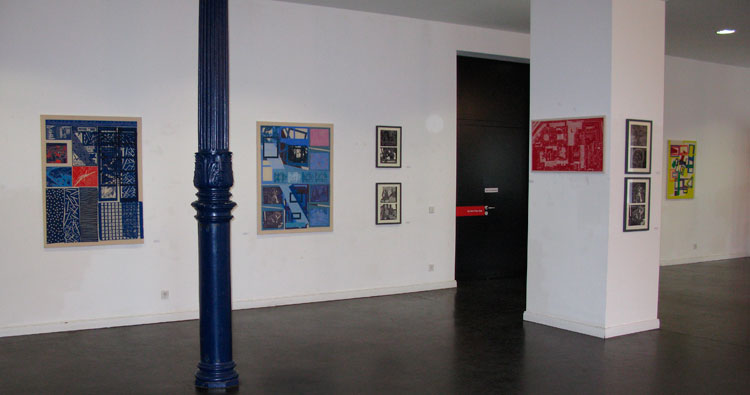 Terminal - Einzellausstellung von Jakob Kirchheim im Kulturforum Diessen, 2009, Raumblick 3